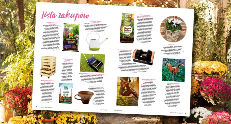 Co warto kupić do ogrodu w październiku? Te rzeczy przydadzą się bardziej, niż myślisz