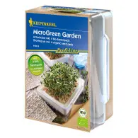 Zestaw Do Uprawy Mikrolistków (microgreens) – MicroGreen + 4 wkłady (rzodkiew, rukola, rzeżucha, gorczyca)
