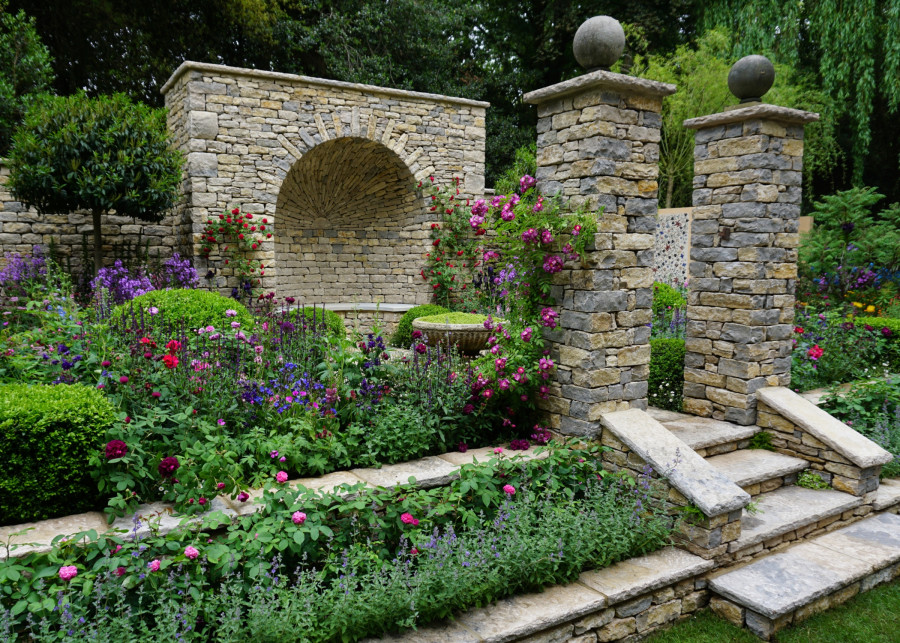 Esencja angielskiego ogrodu - ogród z Chelsea Flower Show