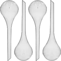 Kule nawadniające do roślin, transparentne – 4 szt.